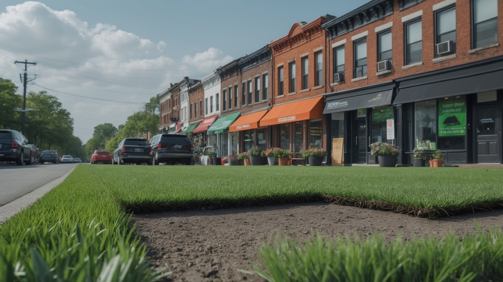 healthy established sod lawn in Babylon NY